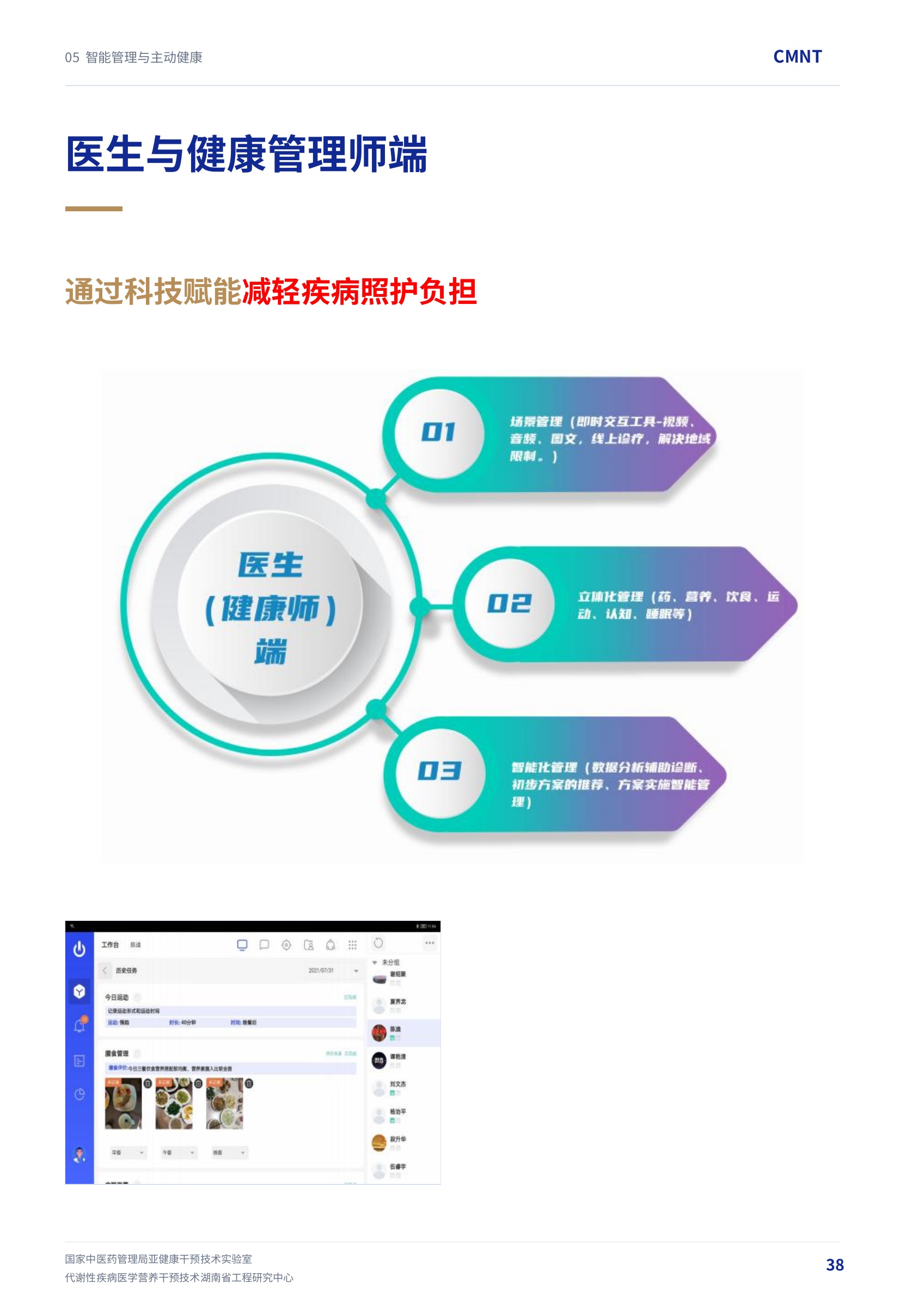 第 38 页 · 医生与健康管理师端